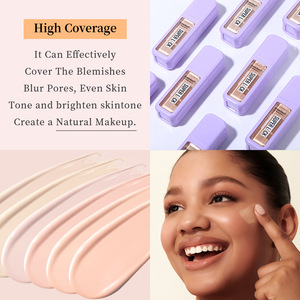 Corrector de Color de Piel en Botella Morada S390 Jinhua, Corrector de Larga Duración en Tubo Cuadrado, Líquido Reparador que Mejora la Complexión, Maquillaje - Product Image 2