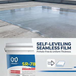 SR-78 High Performance Weather UV Resistance Roof Waterproof Coating Self-Leveling Silicone Coating for <b>Construction</b> - Product Image 1