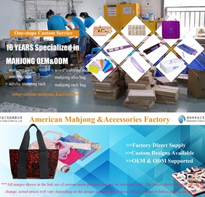 Juego Mahjongg de tablero con monograma personalizado, juego de 160 azulejos para <span class=keywords><strong>mujer</strong></span>, fiesta de 2 capas, Mahjong Acrílico - Product Image 5