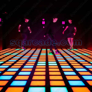 Indoor Interactive Active Floor Challenge LED Jumping <b>Grid</b> Game Tiles for Kids and Adults <b>Metal</b> Super <b>Grid</b> Tiles - Product Image 5