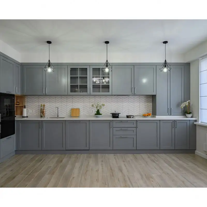 Gabinete de cocina, ahorro de espacio, gabinetes de pino con nudos, fibra de carbono verde oliva, Mini pintura móvil Mdf 2023, sala de estar brillante