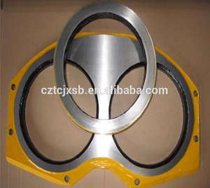 Putzmeister kualitas tinggi bagian pompa beton DN200 <span class=keywords><strong>DN230</strong></span> suku cadang pelat aus kacamata - Product Image 4