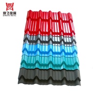 Tuile de toiture en acier couleur antique avec revêtement polyester à longue durée de vie pour projets de toitures plates à inclinées