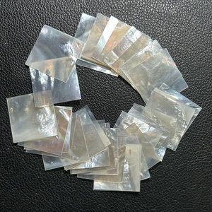 Gemas de Alta Calidad Láminas de Nácar Rosa Redondas Tipo Moneda de 30x0.5mm y Cuadradas de Nácar Blanco Natural de 30x30x0.5mm Precio - Product Image 6