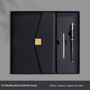 Libreta de Cuero PU con Logotipo Personalizado, Encuadernación Magnética A4, Agenda, Planificador de Negocios, Impresión UV, Caja de Regalo, Hecho a Mano - Product Image 3