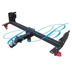 Barra de enganche de remolque Hiace KDH200, parachoques trasero, miembro de enganche trasero, miembro de enganche de montaje en poste, parachoques, barra de remolque resistente a la oxidación, kit de carrocería - Product Image 3