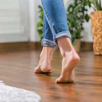 Plancher en parquet flottant HDF 100% écologique, système de clic, PVC WATS ≤10% imperméable, plancher stratifié à prix avantageux