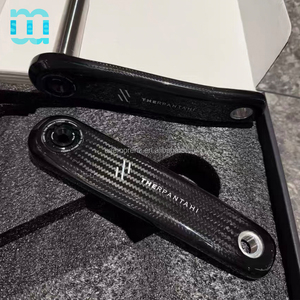SeeMore 330g 碳纤维公路 BMX 自行车曲柄 EASTON 110bcd 钛合金 24mm 轴头 超轻碳纤维公路自行车曲柄臂套装 - Product Image 5