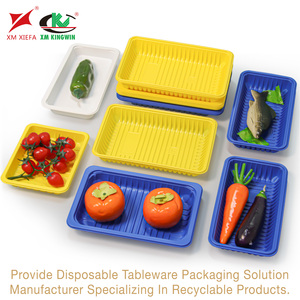 Nhựa dùng một lần thịt thực phẩm khay bao bì container trong siêu thị - Product Image 5