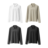 Polo Homme Manches Longues Séchage Rapide Respirant Léger Extensible pour Golf et Sports de Plein Air – Vente en Gros Usine