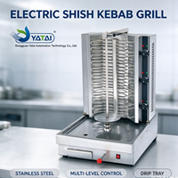 Machine à Kebab Électrique à Trois Brûleurs Populaire à Prix de Gros