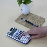 Calculadora de função fx 991es 10 + 2 dígitos, calculadora científica de alta qualidade com dois números