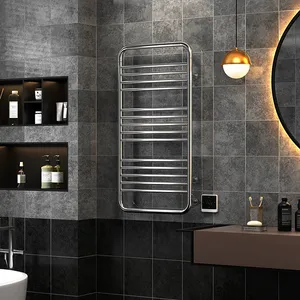 AVONFLOW tasarımcı siyah banyo ısıtıcısı duvar tutucu ısıtmalı havlu askısı havlu isıtıcı