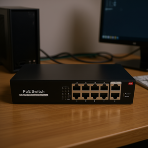 <b>PoE</b> <b>Switch</b> 10 Port 10 100M Standard Ethernet Network <b>Switch</b> for Office Home Use - Product Image 1