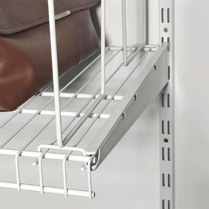 L-Hình Dạng Dây Kim Loại Kệ Kết Hợp Với Chân Đế Cho Tự Làm Tủ Quần Áo Có Thể Điều Chỉnh Dây Kệ Cho Tường Lưu Trữ Tủ Quần Áo Đơn Vị - Product Image 4