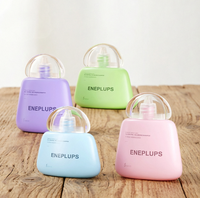 Nouveau design unique – Flacon souple en plastique HDPE 30ml 50ml 80ml pour soins de la peau – Tube mignon et recyclé pour lotion corporelle et crème solaire