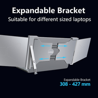 Extensor de Monitor para Portátil de 14 Pulgadas, Pantalla Dual Portátil, FHD 1920x1080 IPS, Tipo-C, HDMI, Monitor Externo para Trabajo con Portátil