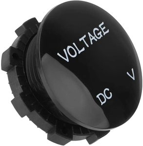 Mini <span class=keywords><strong>volt</strong></span>ímetro <span class=keywords><strong>Digital</strong></span> resistente al agua DC 12V-24V medidor de voltaje probador pantalla LED Panel redondo para coche motocicleta barco - Product Image 3
