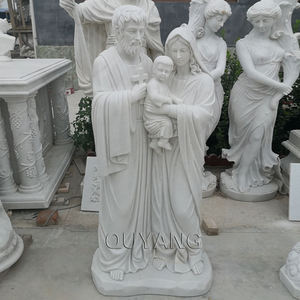 Statue de la Vierge <span class=keywords><strong>Marie</strong></span> sculptée à la main sur mesure, taille réelle, en marbre blanc, sculpture religieuse Notre-Dame de Grâce pour église ou place publique - Product Image 5