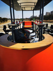 יוקרה חשמלית רכיבה על אופניים בירה שדרוג נייד בר בירה משאית סיור סיטי אוטובוס מסיבת אופניים פאב פדלים - Product Image 4