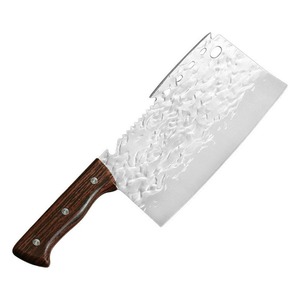 Hacha, cuchillo de cocina, hacha de carnicero forjada de doble filo, cuchillo para cortar por delante y rebanar por detrás, hacha para cortar huesos de vendedor callejero - Product Image 5
