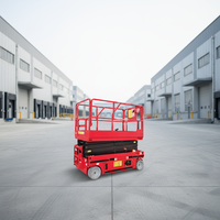 Plateforme élévatrice mobile à ciseaux 230kg 500kg 3m 6.8m 8m Skylift portable pour la décoration des centres commerciaux OEM