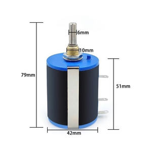 Potentiomètre bobiné multi-tours BONENS WXD4-23 3W 1K 1K5 2K2 <span class=keywords><strong>3K3</strong></span> 4K7 5K6 6K8 10K 22K <span class=keywords><strong>Ohm</strong></span> Tolérance 2%~5% -55°C~+125°C - Product Image 3