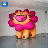 Modèle de chat gonflable animal mascotte dessin animé personnalisé accessoires gonflables publicitaires
