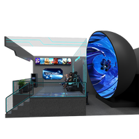 Funspace - Machine de divertissement sportif et récréatif d'intérieur, projecteur, équipement de divertissement, dôme de cinéma, cinéma volant interactif
