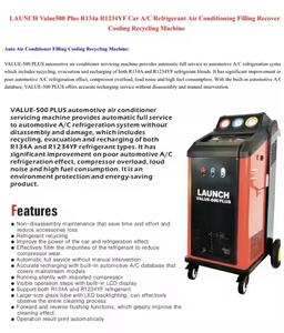 Máquina de Reciclaje de Refrigerante para Estación de Servicio de Aire Acondicionado, Modelo 12V VALUE-500PLUS, 12 Meses de Garantía para RF - Product Image 1