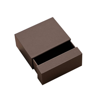 Boîte à tiroirs à bijoux en papier personnalisable pour boucles d'oreilles bague collier avec impression ponctuelle logo gaufrage parfum