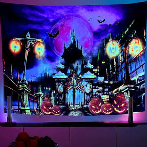 <span class=keywords><strong>Amazon</strong></span> Hinky Mandala diseño neón <span class=keywords><strong>tapiz</strong></span> Halloween fluorescente colgante de <span class=keywords><strong>pared</strong></span> para dormitorio luz UV juego música DJ <span class=keywords><strong>tapiz</strong></span> - Product Image 1