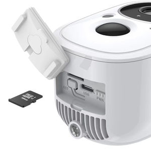Caméra IP <span class=keywords><strong>WiFi</strong></span> à batterie solaire fonctionne avec caméra solaire CCTV sans fil à vision nocturne infrarouge extérieure - Product Image 5
