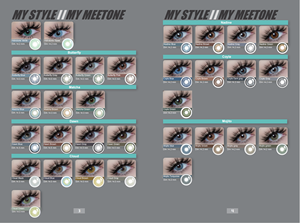 Kostenloses Design Papierbuch Schöner Broschüre für <span class=keywords><strong>Meetone</strong></span> Farbige Kontaktlinsen - Product Image 5