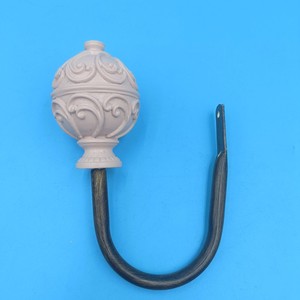Classic <b>Wall</b> <b>Hook</b> White Ceramic Round Head Heavy Duty For Home Decoration Cabinet Curtain - Product Image 1