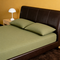 Draps de mise à la terre conducteurs, drap plat ajusté en coton biologique avec fibres d'argent, ensemble de literie de mise à la terre