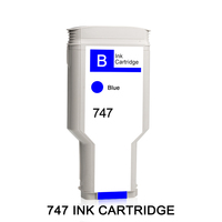 Untuk Printer Inkjet HP DesignJet Z9 Z9 Ocbestjet 300ml HP747 Kompatibel Kartrid Warna Penuh Bersertifikat Garansi 1:1