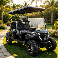 Supplier Somalia Pasar Mobil Golf Listrik 4 Kursi untuk Pantai Afrika