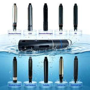 <span class=keywords><strong>Sonde</strong></span> de qualité de l'eau multiparamètres industrielle en ligne RS485 4-20mA pH EC DO ORP COD Azote ammoniacal Nettoyage automatique - Product Image 1