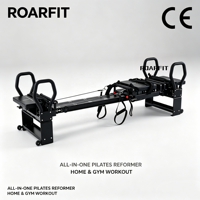 ROARFIT OFS-P55 Pilates Reformer - Équipement d'exercice multifonctionnel en alliage d'aluminium durable et portable avec garantie de 5 ans