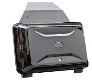 Mochila de Almacenamiento Lateral de Aluminio Negro Brillante de Lujo para BYD Leopard 5 Fang Cheng Bao 5, Fácil Instalación - Product Image 1