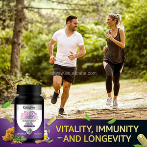 Capsule d'extrait de racine d'herbe de bardane antioxydante d'huile de graine noire de mousse de mer All One de marque privée OEM pour adultes - Product Image 2