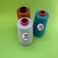 Benang Bordir Poliester 100% Elastis Tinggi 40/2 yang Dapat Disesuaikan, Tahan Lama, Bermotif Celup, untuk Mesin Bordir
