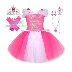 Productos Populares HP 2026, Vestido de Princesa Aurora para Niñas, Disfraz Infantil para Fiestas de Cumpleaños y Cosplay - Product Image 1
