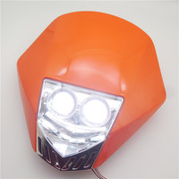 Rangkaian Lampu Depan Motor Cocok untuk Honda CRF "Robot" Lampu Depan KTM Modifikasi Rumah Lampu LED