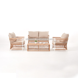 Canapés de jardin de haute qualité mobilier d'extérieur-canapé simple en osier de polyéthylène à bas prix et ensemble de canapés pour la maison de loisirs lourds en rotin PE - Product Image 2