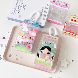 Bolsa de Transporte Transparente para Muñecas, Diseño de Pastel de Frutas, de PVC, para Amantes de las Muñecas y Estudiantes, Venta al Por Mayor - Product Image 4