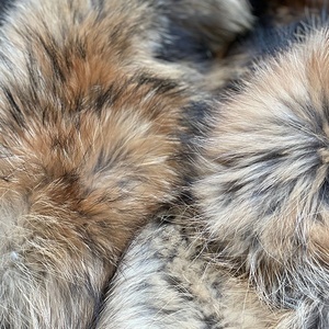 Mềm Chunky De Piel Raccoon Animal Skin Thiết Kế Ấm Đàn Hồi Trọng Mùa Đông Lông Chăn Cho Mùa Đông - Product Image 4
