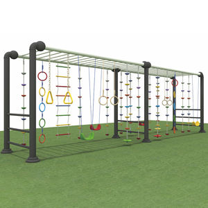 Pelangi mendaki bingkai dalam ruangan tempat bermain untuk anak-anak kegiatan pemanjat tangga ayunan bermain <span class=keywords><strong>Set</strong></span> struktur - Product Image 2