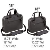 Sac pour ordinateur portable imperméable avec sangle détachable pour le travail nocturne, pour ranger les ordinateurs portables, les collations et les chargeurs